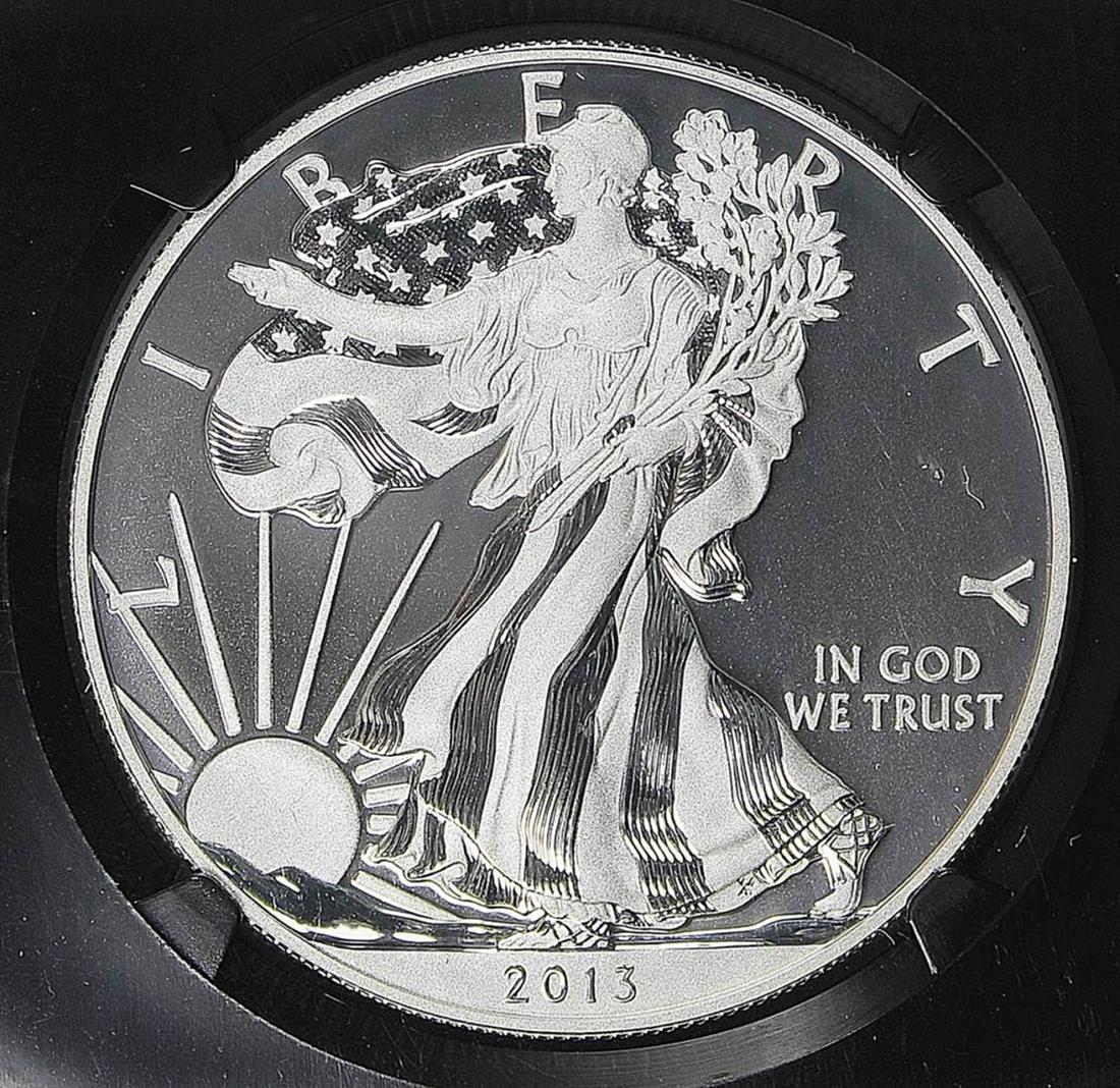 2013 TWO PC SET AMERICAN SILVER EAGLE (1 of 4)