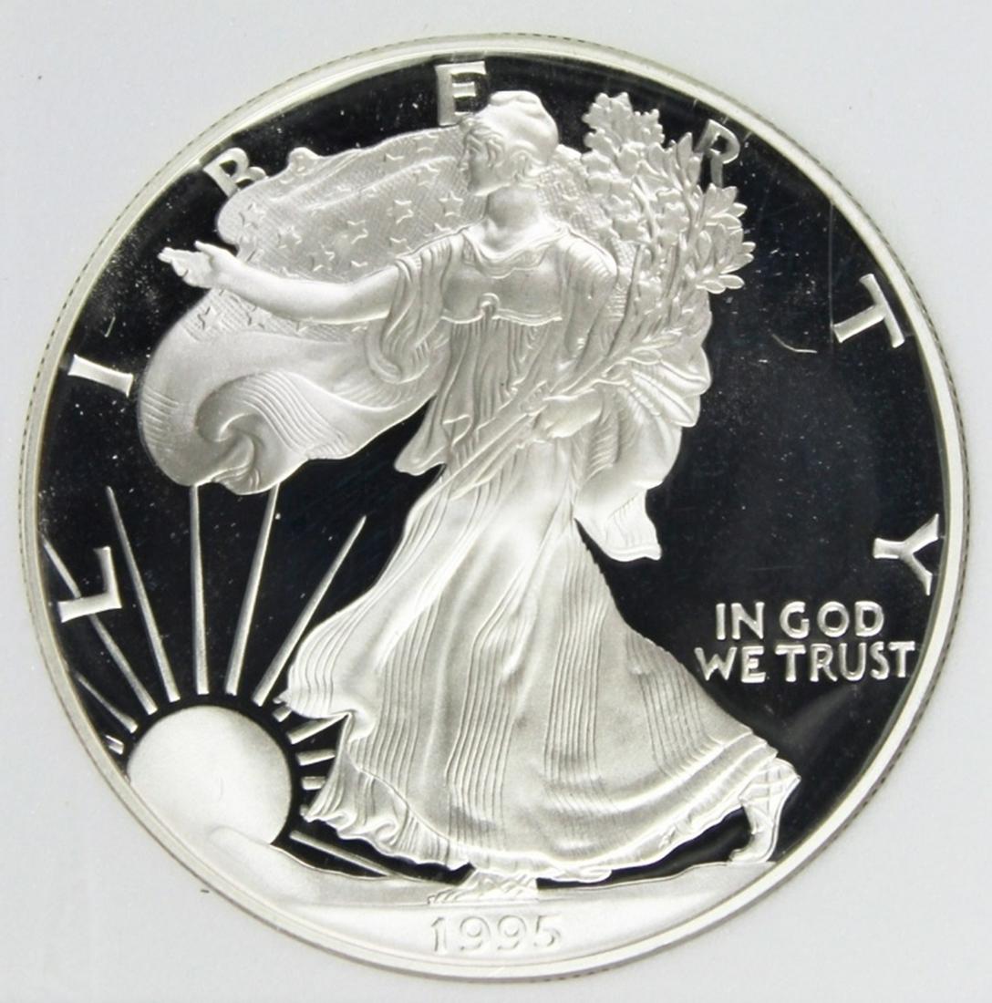 1995-W AMERICAN SILVER EAGLE (1 of 4)