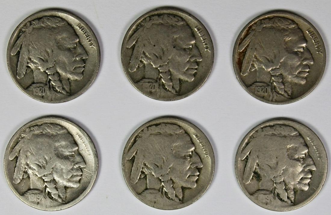 BUFFALO NICKEL LOT: (1 of 2)