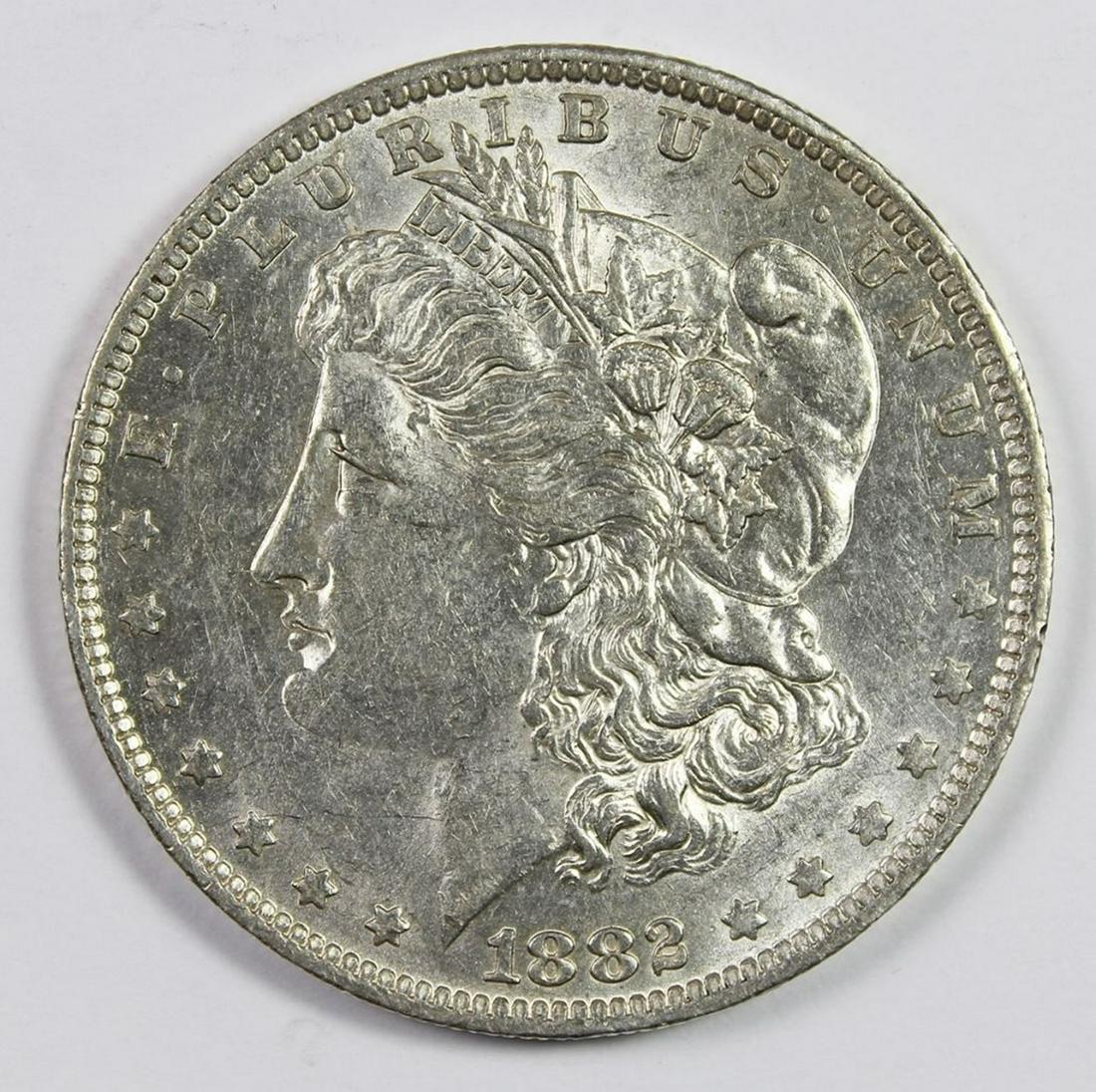 1882-O/S MORGAN DOLLAR (STRONG) (1 of 2)