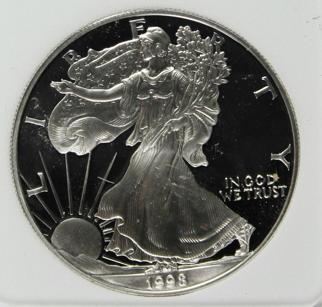 1998 AMERICAN SILVER EAGLE (1 of 4)