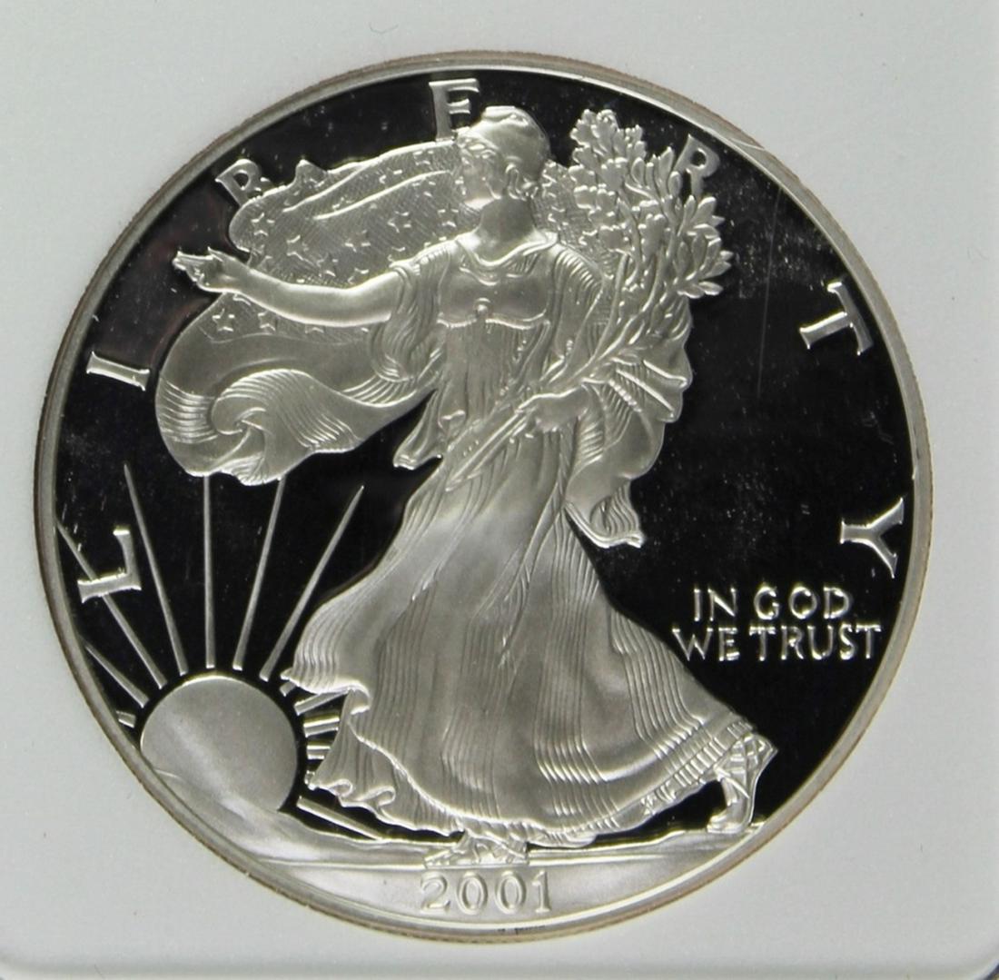 2001 AMERICAN SILVER EAGLE (1 of 4)