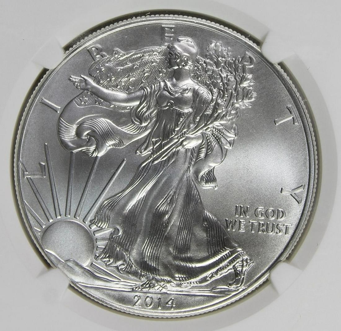 2014-W AMERICAN SILVER EAGLE (1 of 4)