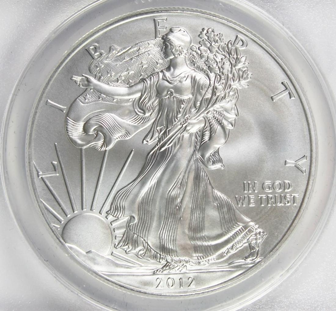 2012-W AMERICAN SILVER EAGLE (1 of 4)