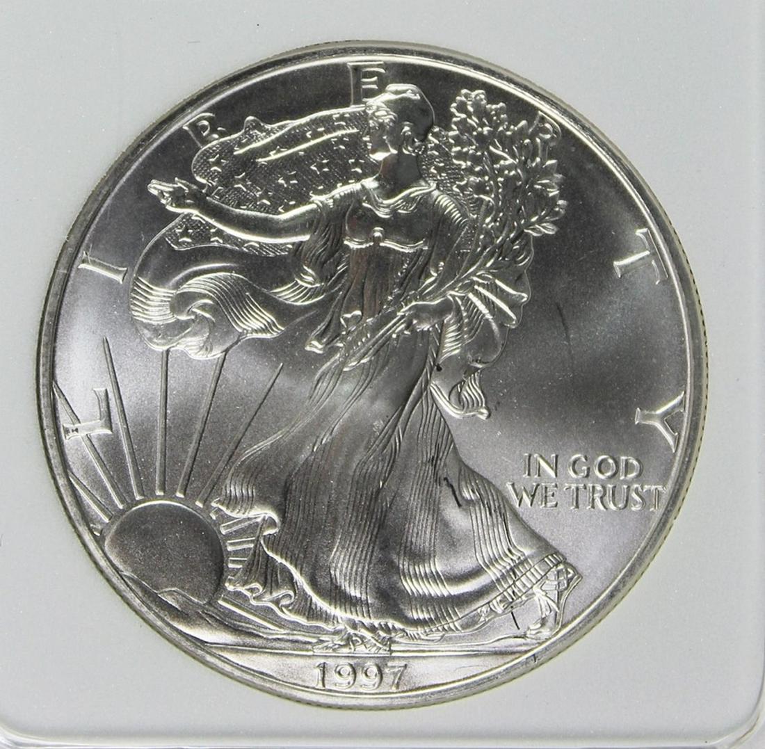1997 AMERICAN SILVER EAGLE (1 of 4)