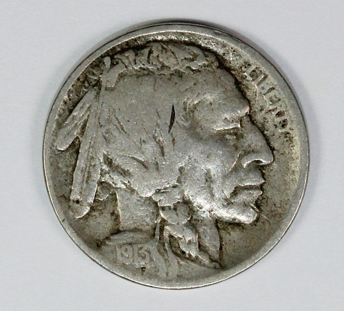 1913-S TYPE 2 BUFFALO NICKEL (1 of 2)