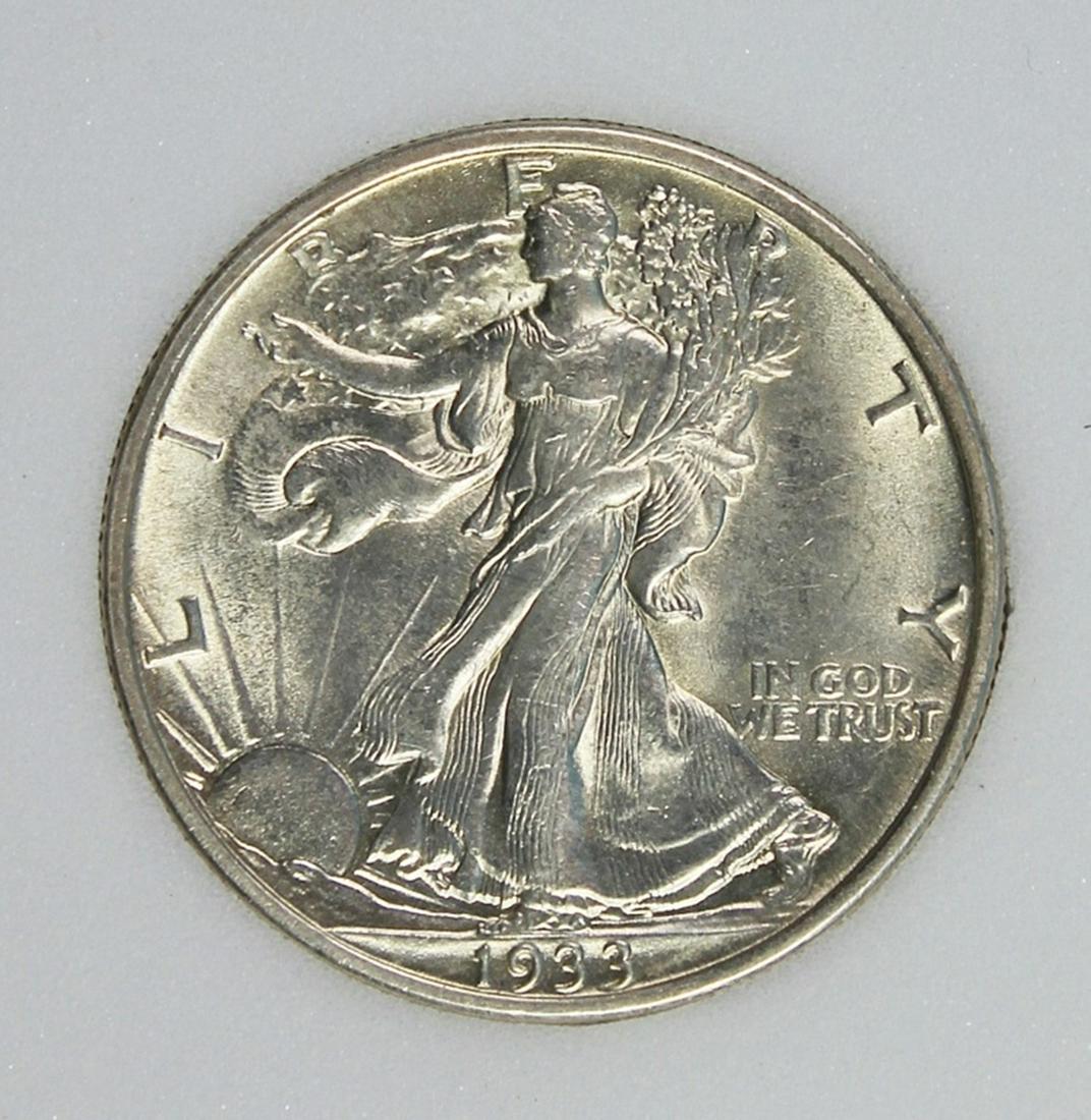 1933-S WALKING LIBERTY HALF DOLLAR (1 of 4)