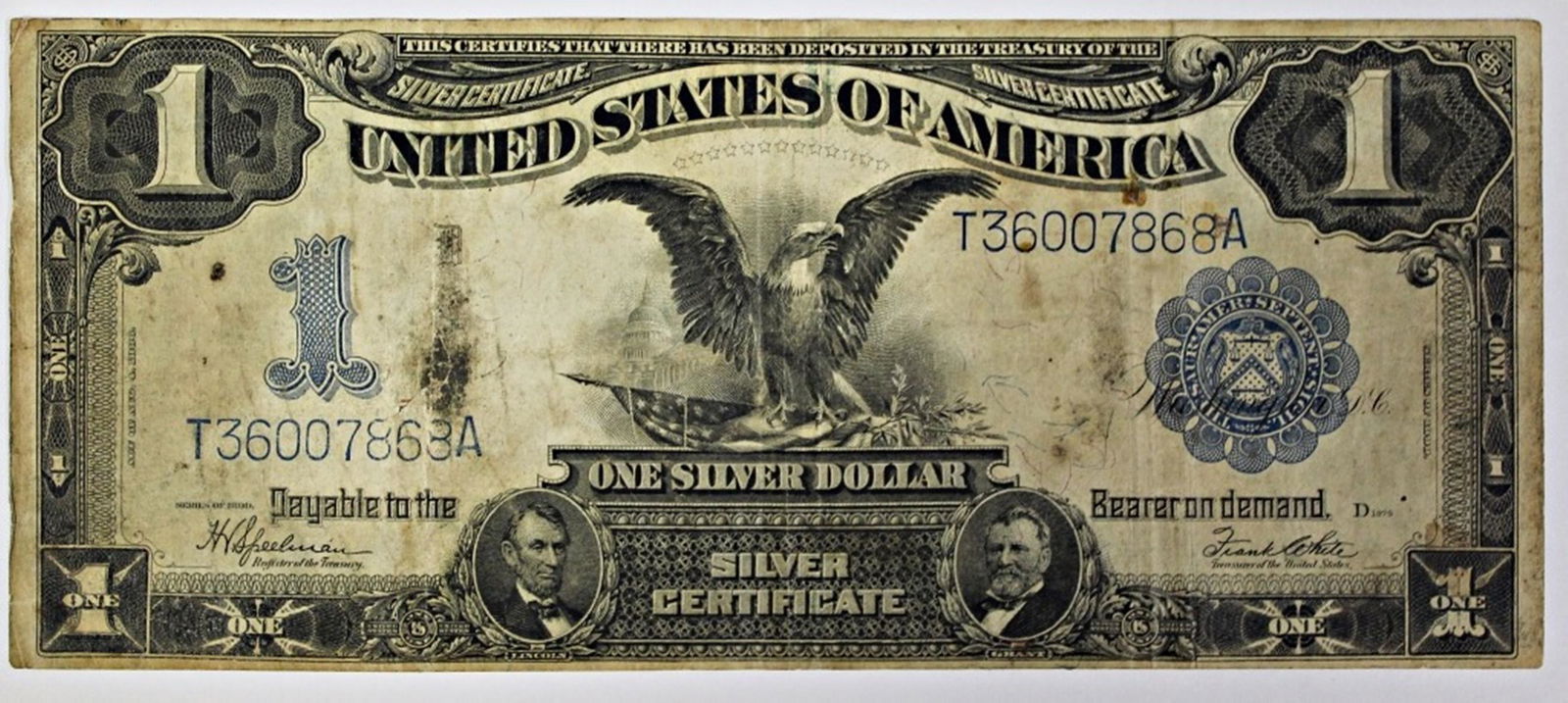 1899 $1.00 SILVER CERTIFICATE (1 of 2)