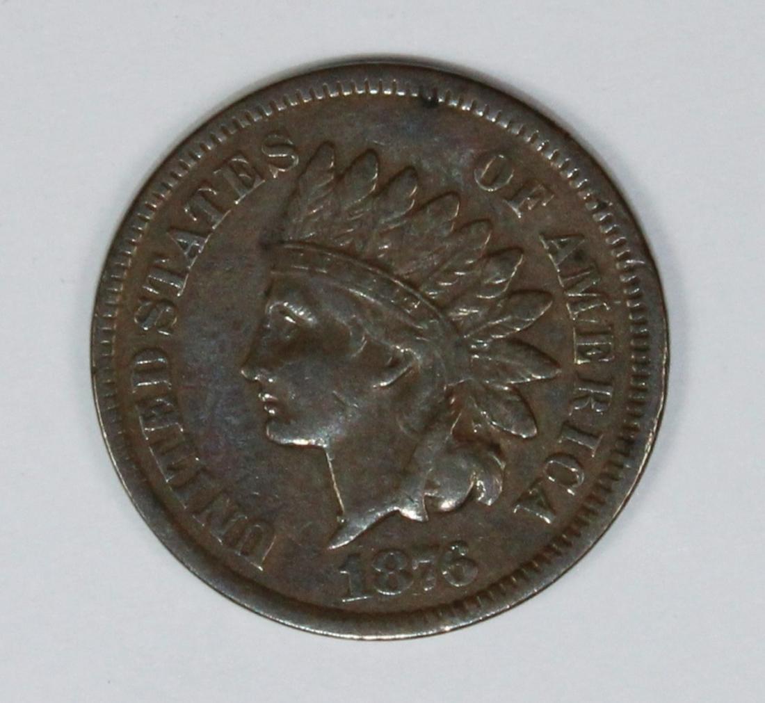 1876 INDIAN CENT (1 of 2)