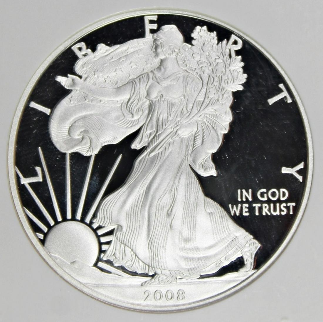 2008-W AMERICAN SILVER EAGLE (1 of 4)