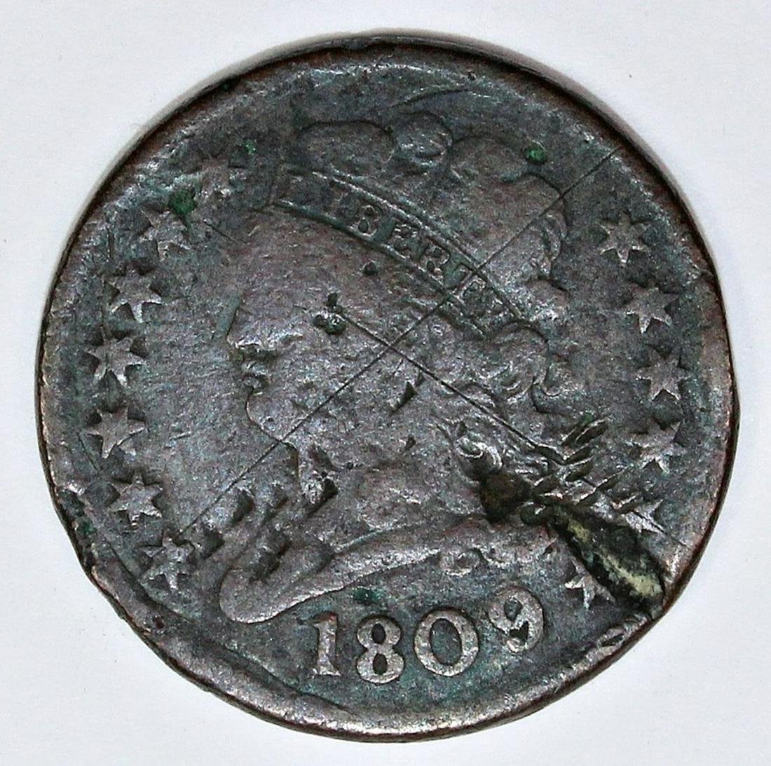 1809 HALF CENT (1 of 2)