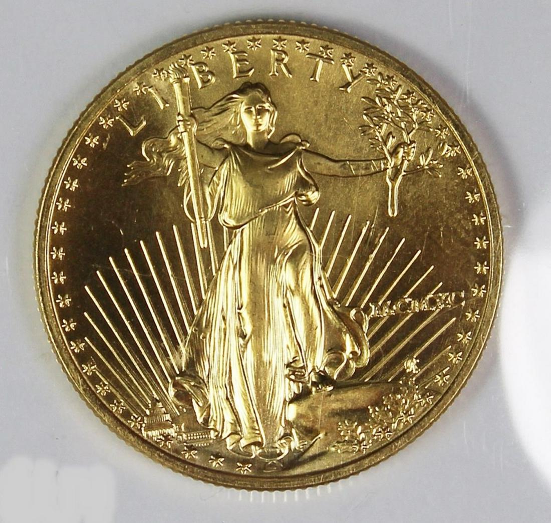 1990 $25 GOLD AMERICAN EAGLE (1 of 2)