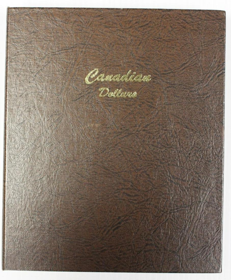 BOOK OF CANADA SILVER DOLLARS IN DANSCO ALBUM: (1 of 17)