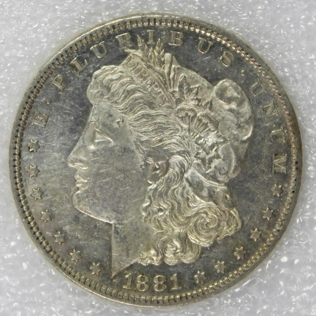 1881 MORGAN SILVER DOLLAR (1 of 4)