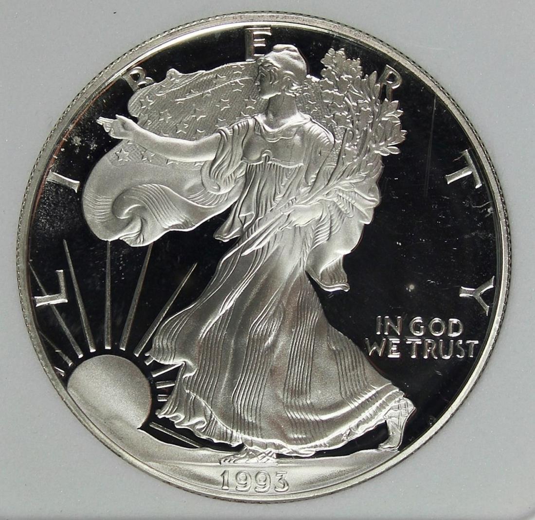 1993 AMERICAN SILVER EAGLE (1 of 4)