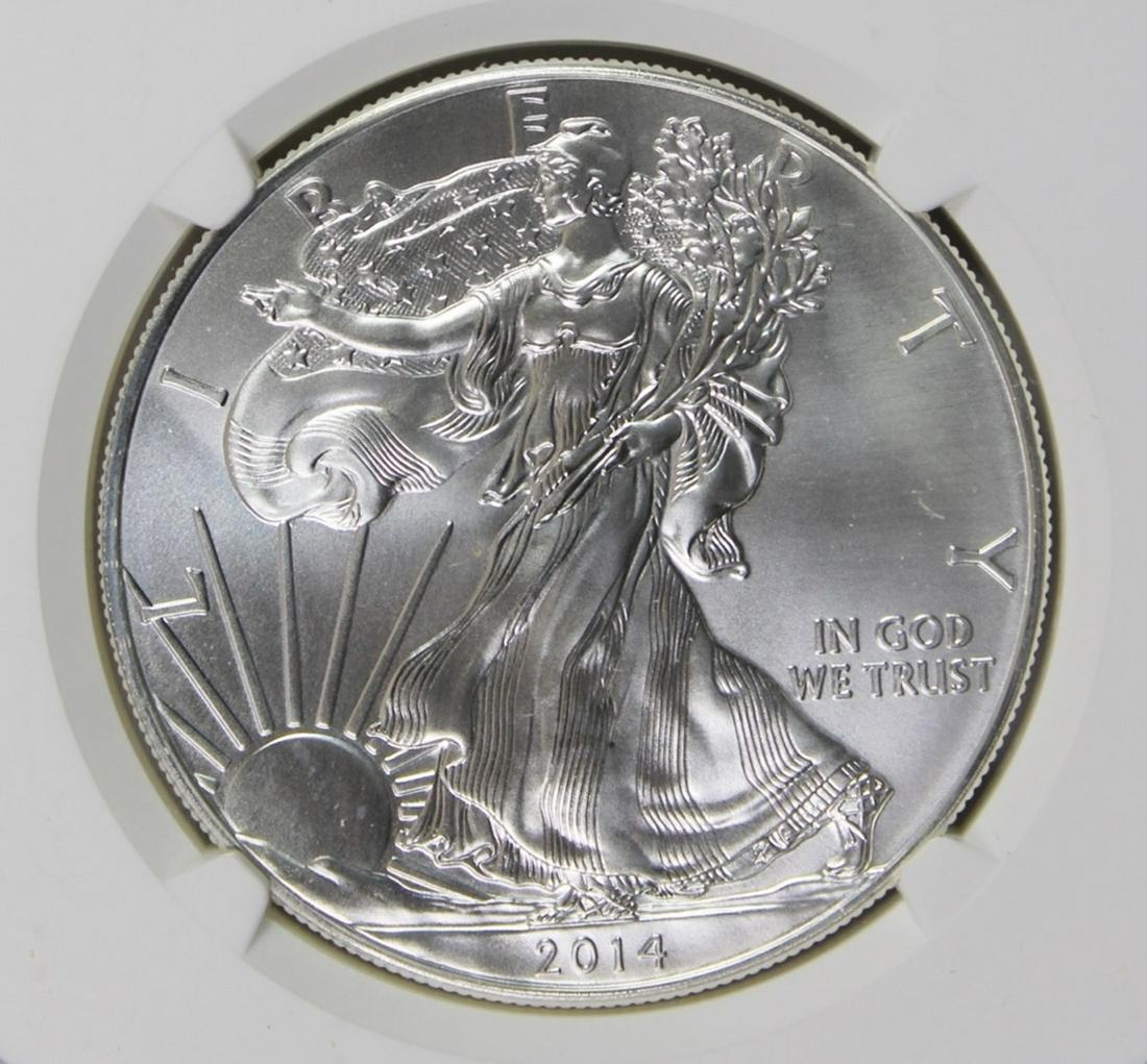2014-W AMERICAN SILVER EAGLE (1 of 4)