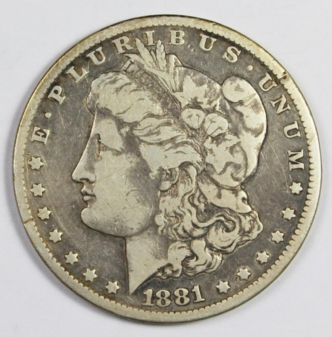 1881-CC MORGAN SILVER DOLLAR (1 of 2)