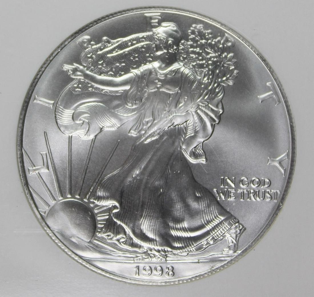 1998 AMERICAN SILVER EAGLE (1 of 4)