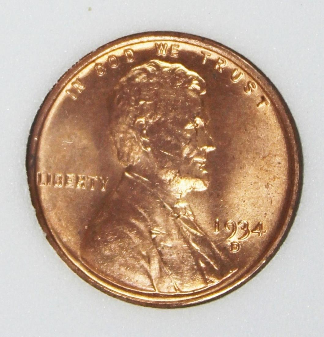 1934-D LINCOLN CENT (1 of 4)