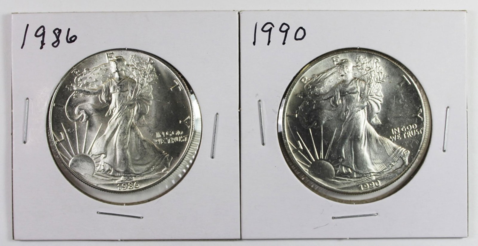 CH BU AMERICAN SILVER EAGLES (1 of 2)