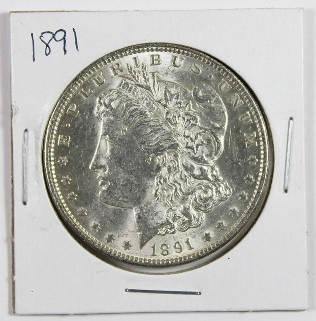 1891 MORGAN SILVER DOLLAR (1 of 2)