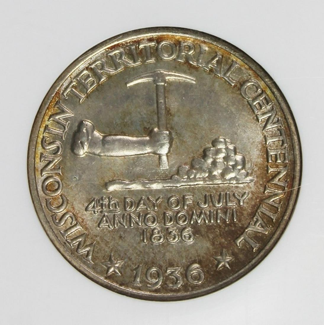 1936 WISCONSIN HALF DOLLAR (1 of 4)