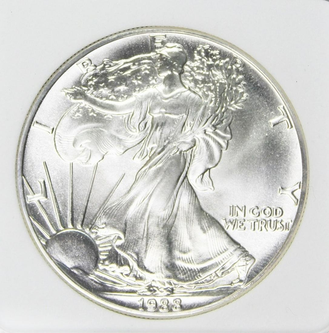 1988 AMERICAN SILVER EAGLE (1 of 4)