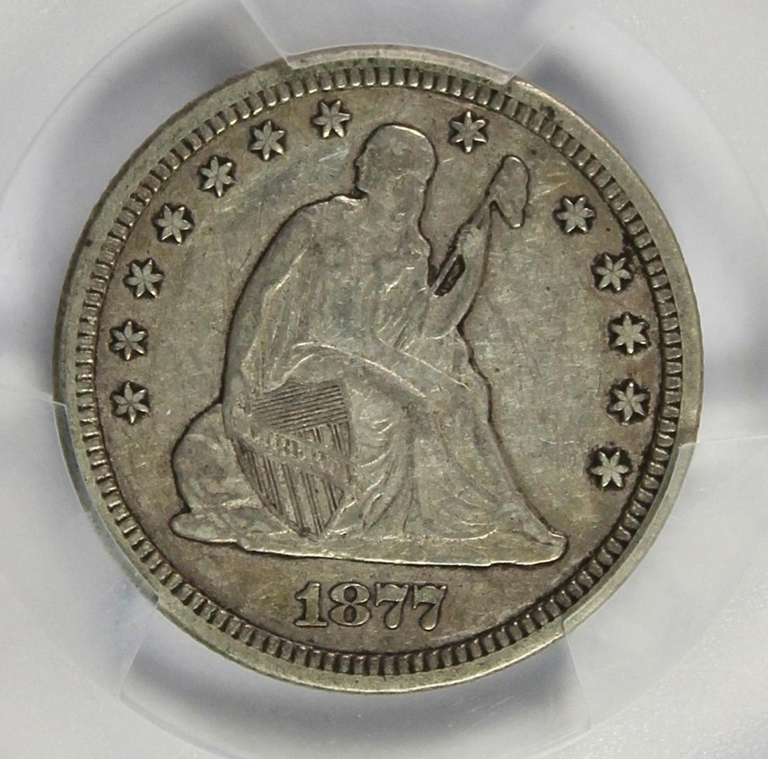 1877-CC SEATED QUARTER (1 of 4)