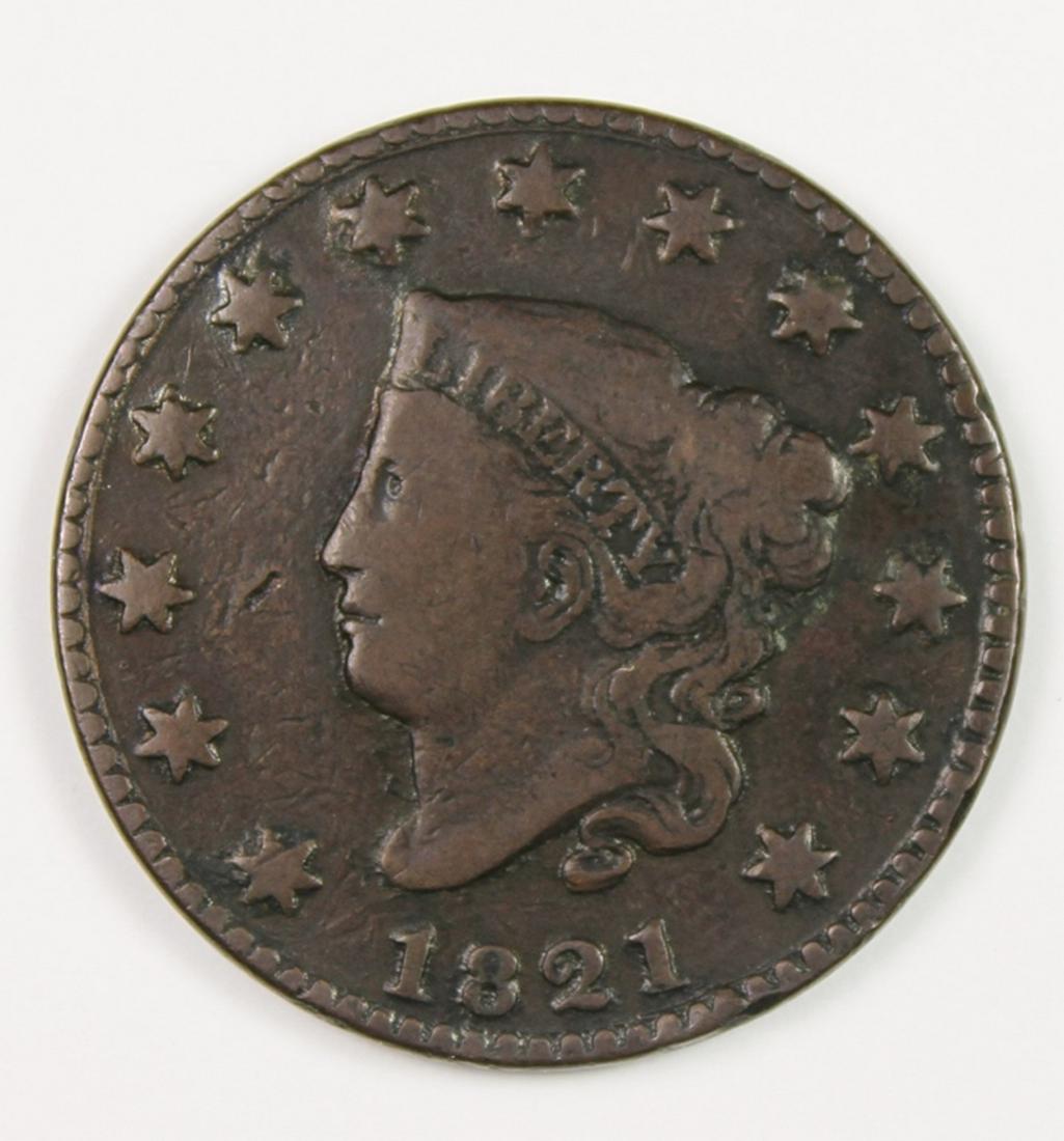 1821 LARGE CENT (1 of 2)