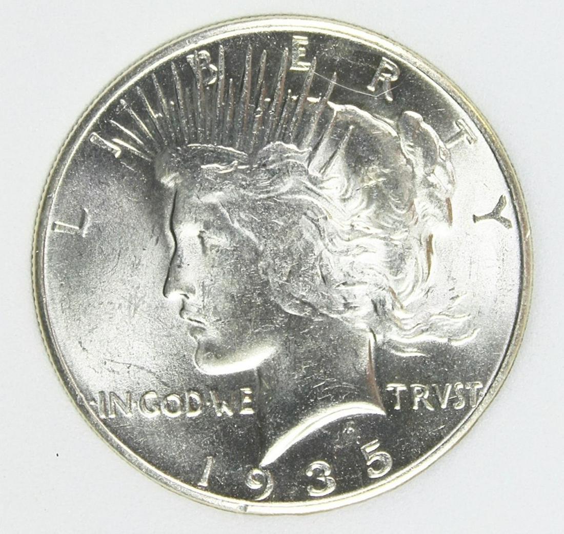 1935 PEACE SILVER DOLLAR (1 of 4)