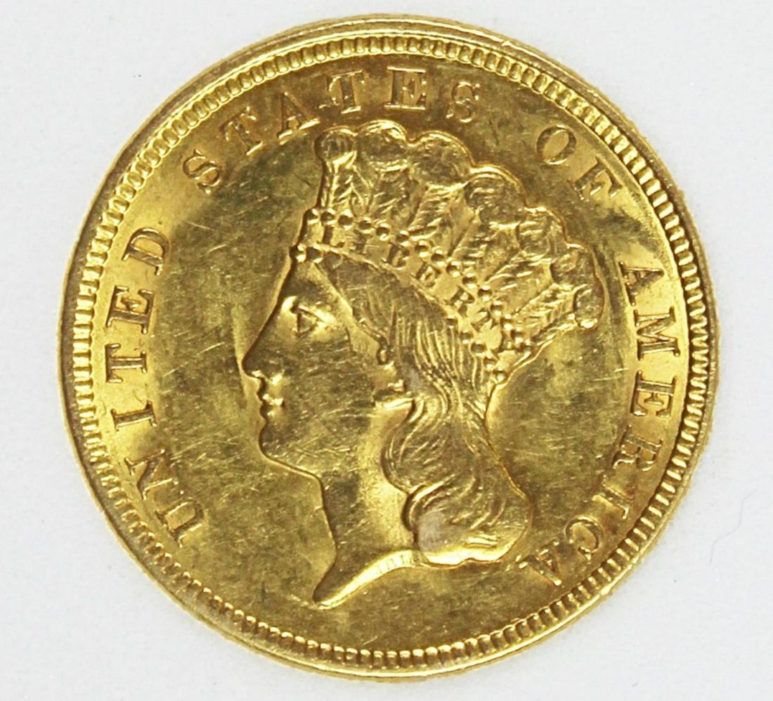 1854 $3.00 GOLD (1 of 4)