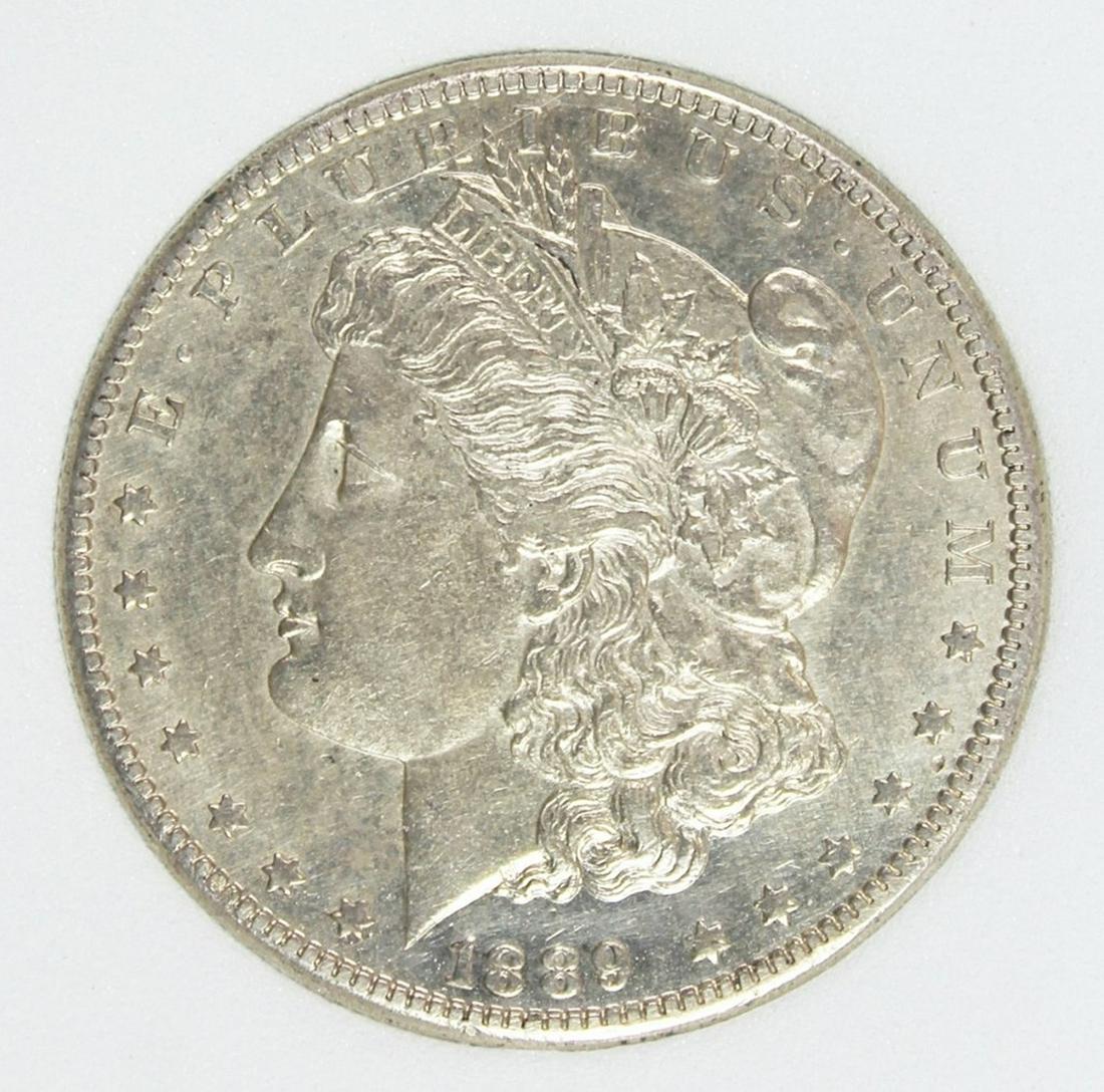 1889-CC MORGAN SILVER DOLLAR (1 of 4)