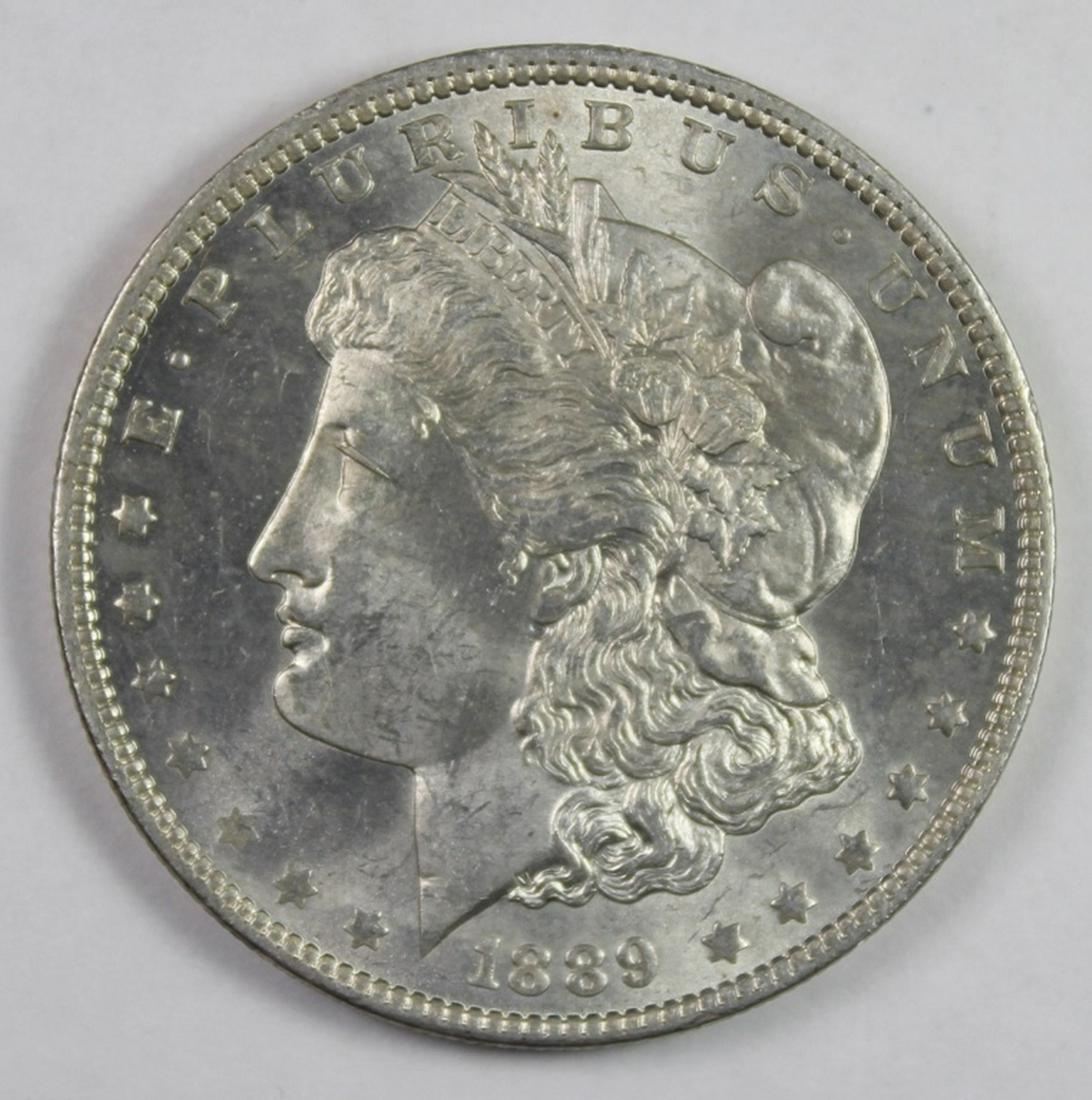 1889-O MORGAN SILVER DOLLAR (1 of 2)