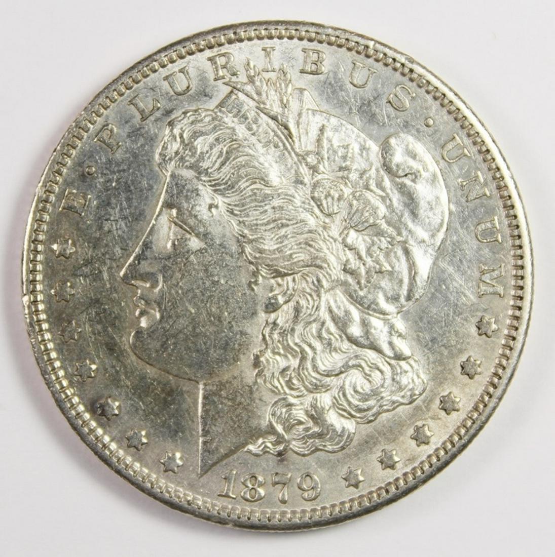 1879-S REVERSE 1878 MORGAN SILVER DOLLAR (1 of 2)