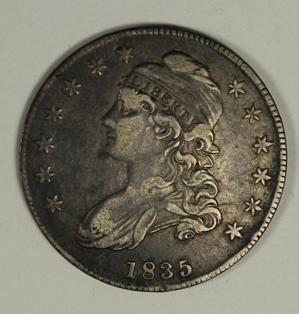 1835 BUST HALF DOLLAR XF (1 of 2)