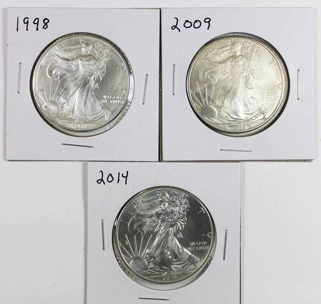CH BU AMERICAN SILVER EAGLES (1 of 2)