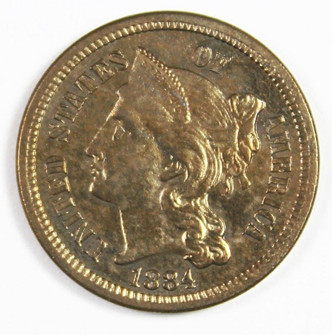 1884 THREE CENT NICKEL (1 of 2)