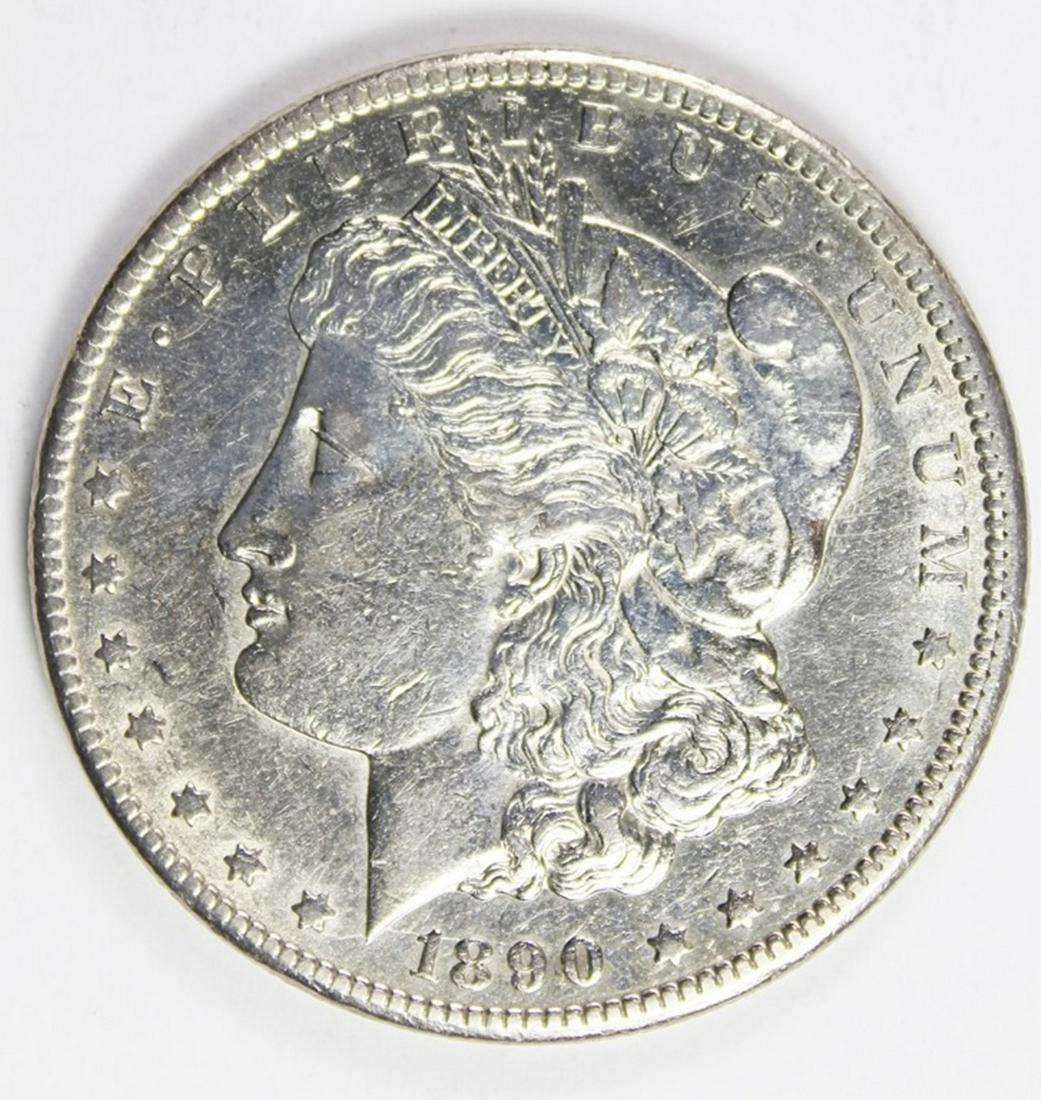 1890-CC MORGAN SILVER DOLLAR (1 of 2)