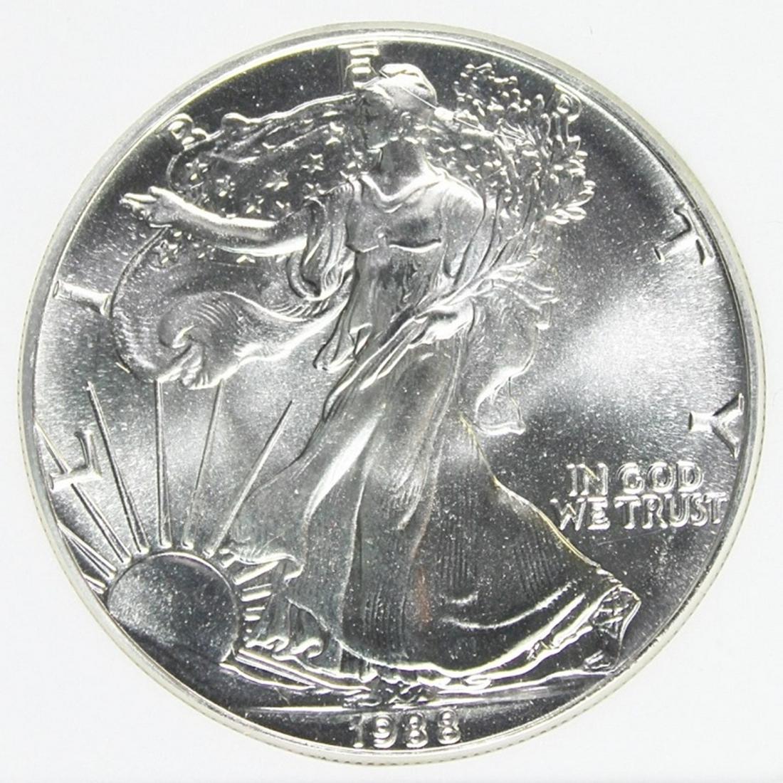 1988 AMERICAN SILVER EAGLE (1 of 4)