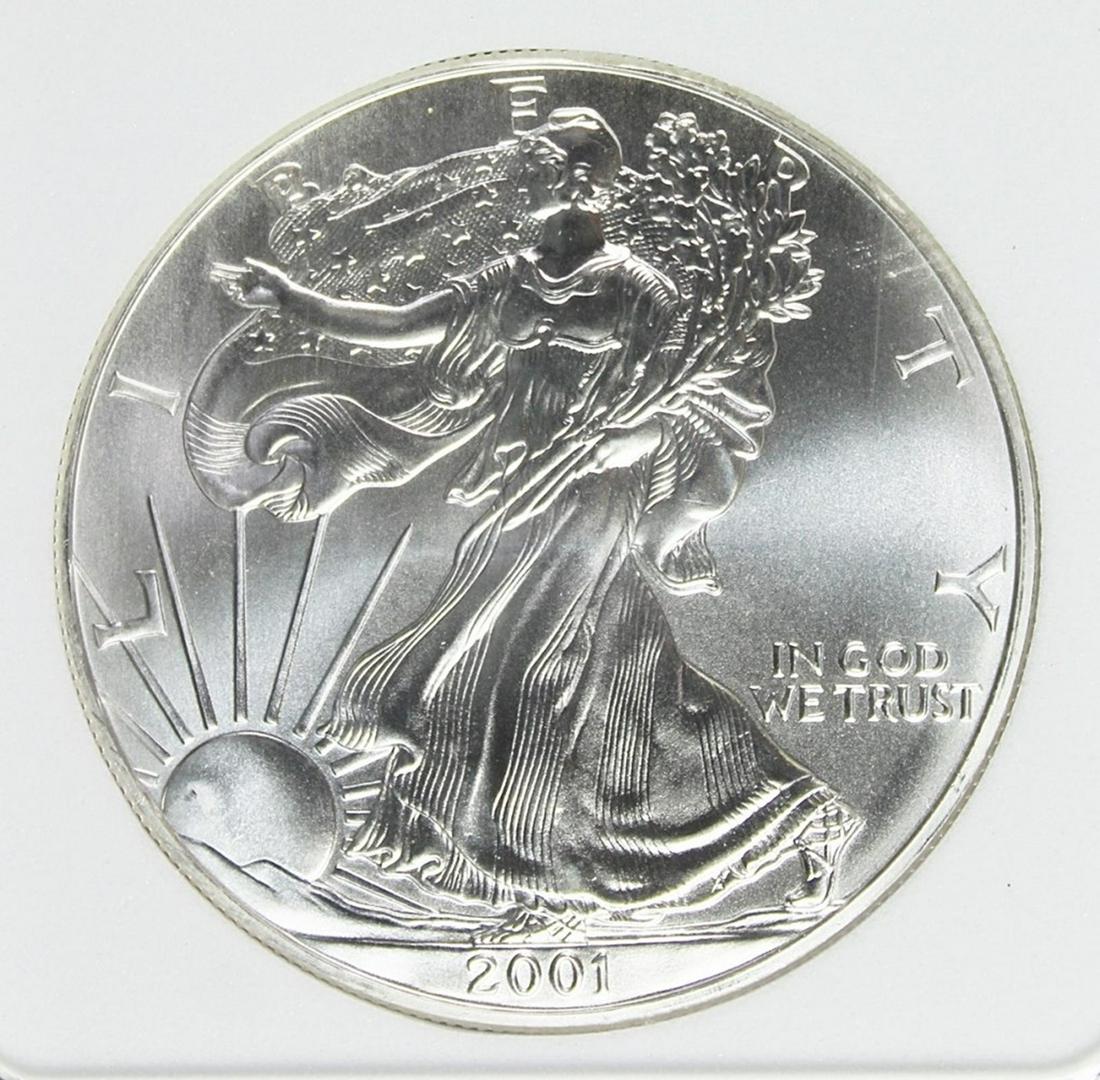 2001 AMERICAN SILVER EAGLE (1 of 4)