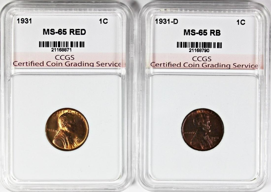 TWO LINCOLN CENTS (1 of 2)