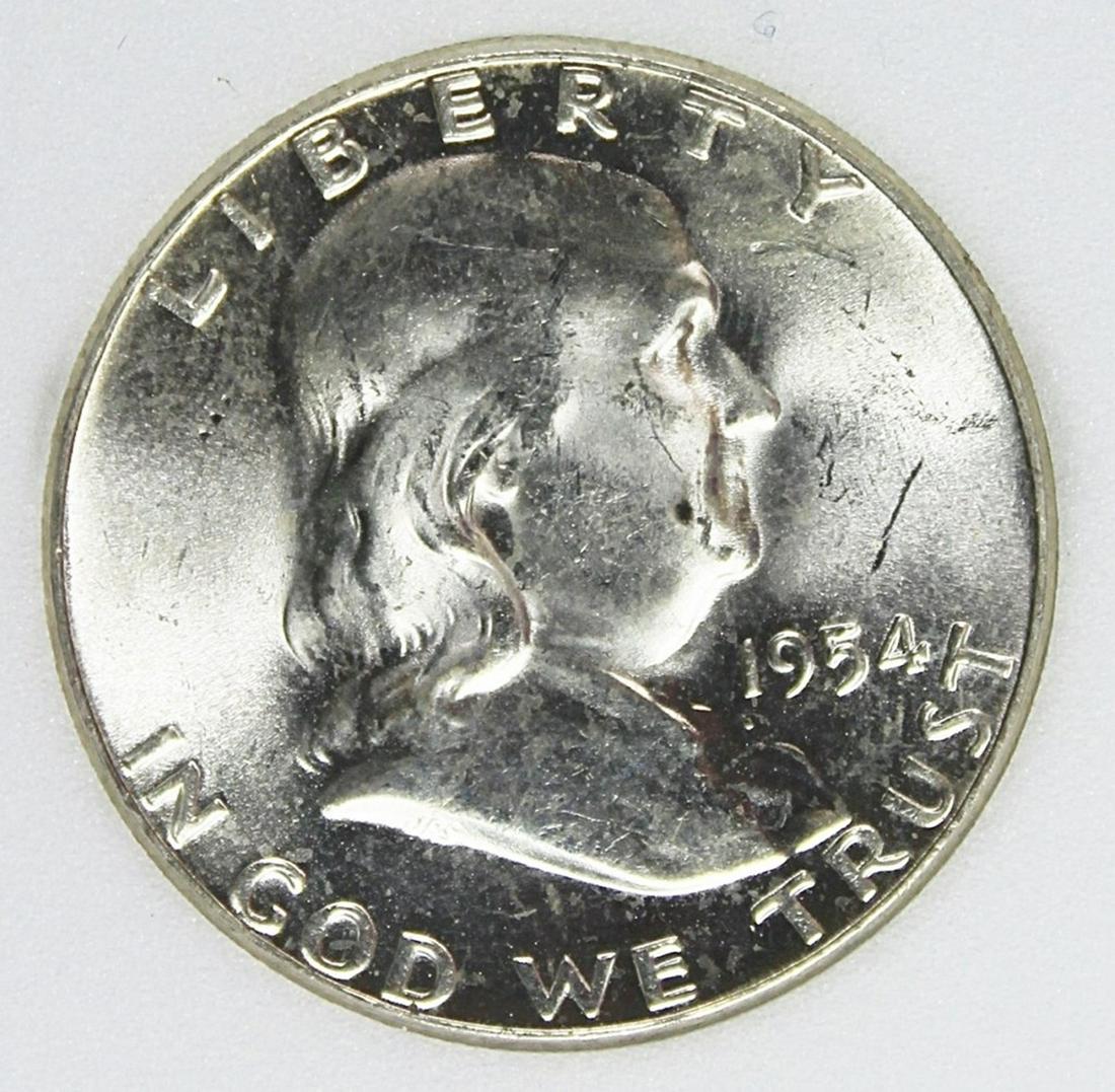 1954 FRANKLIN HALF DOLLAR (1 of 4)