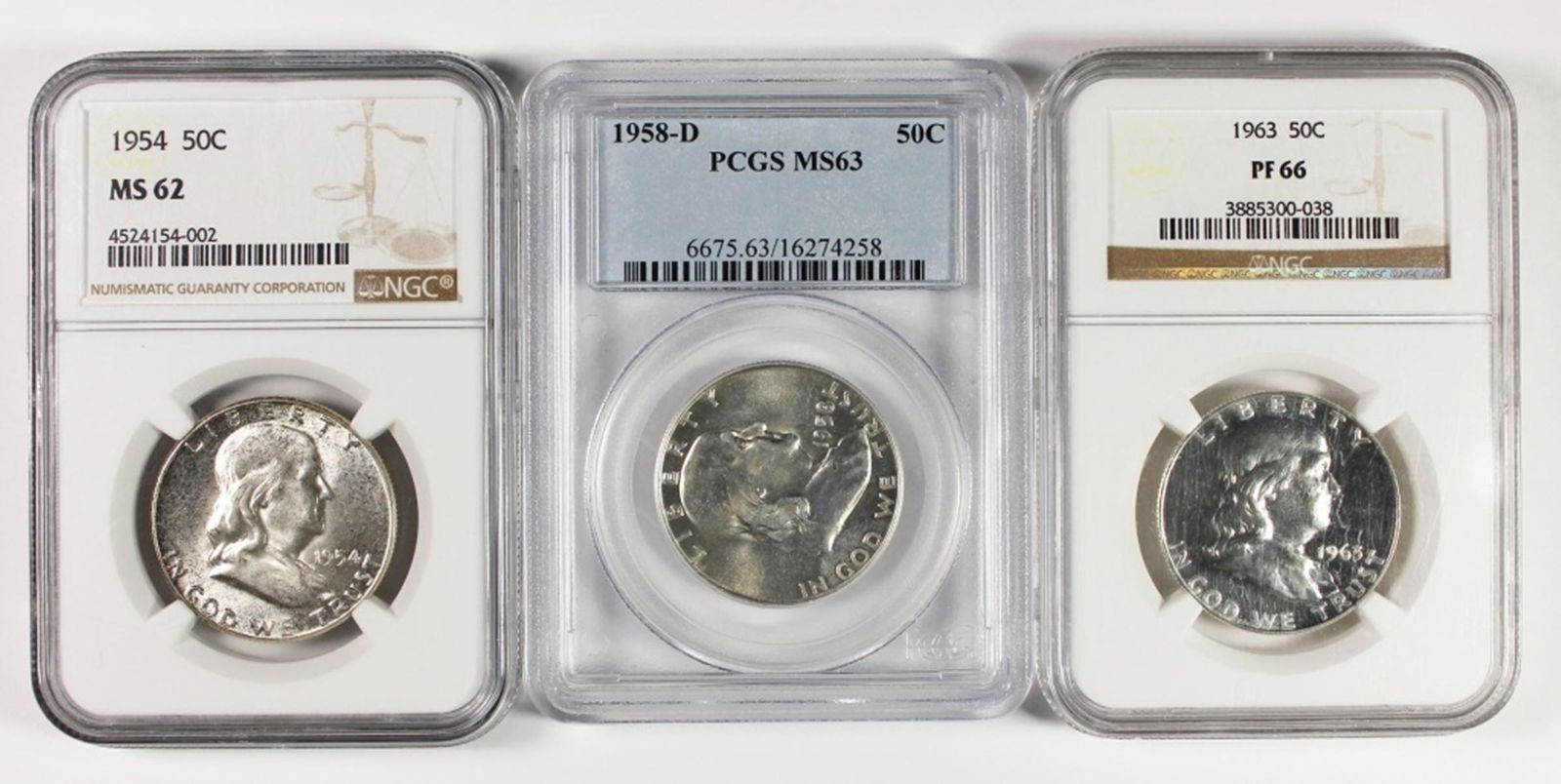 FRANKLIN HALF DOLLARS (1 of 2)