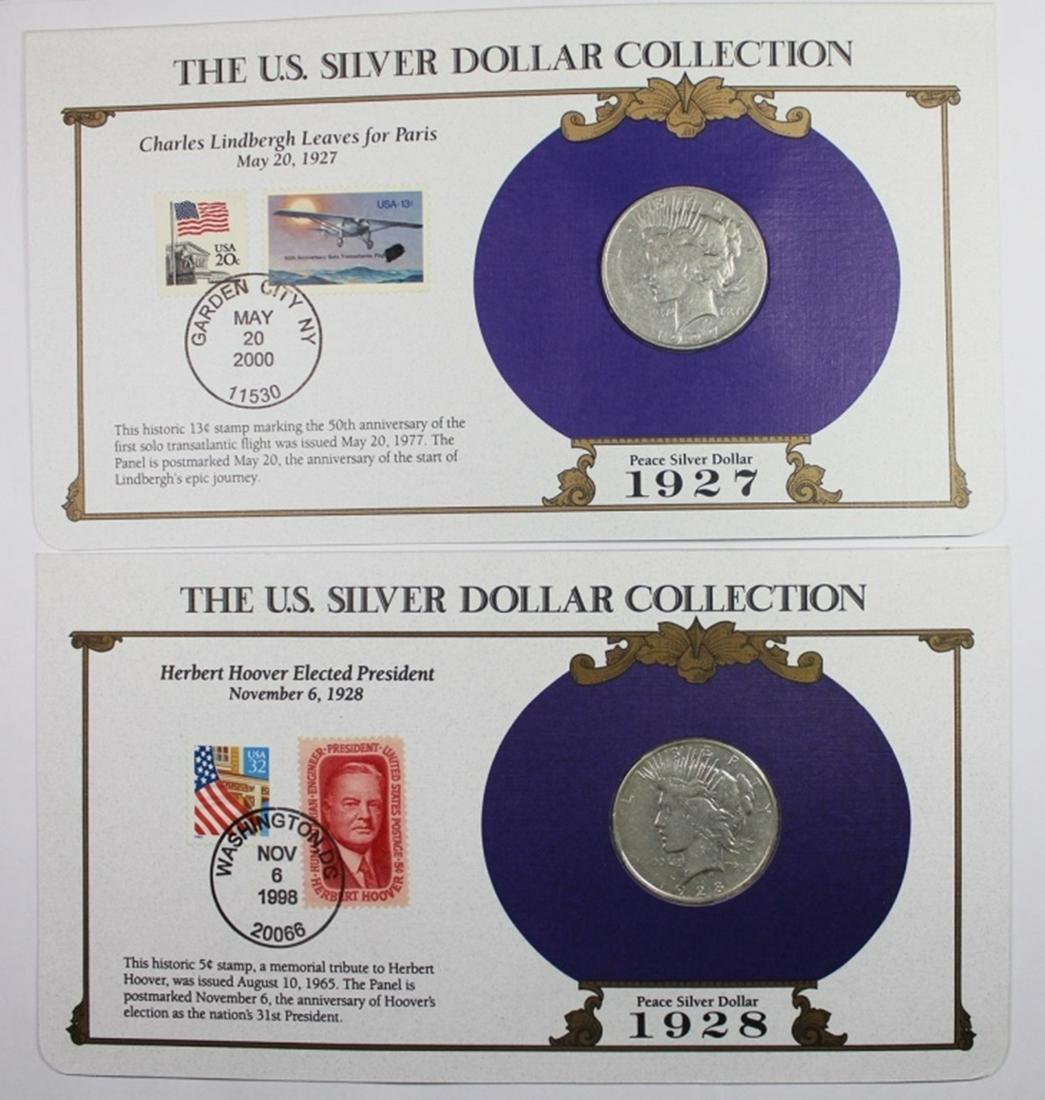PEACE SILVER DOLLAR AND STAMP SETS (1 of 2)