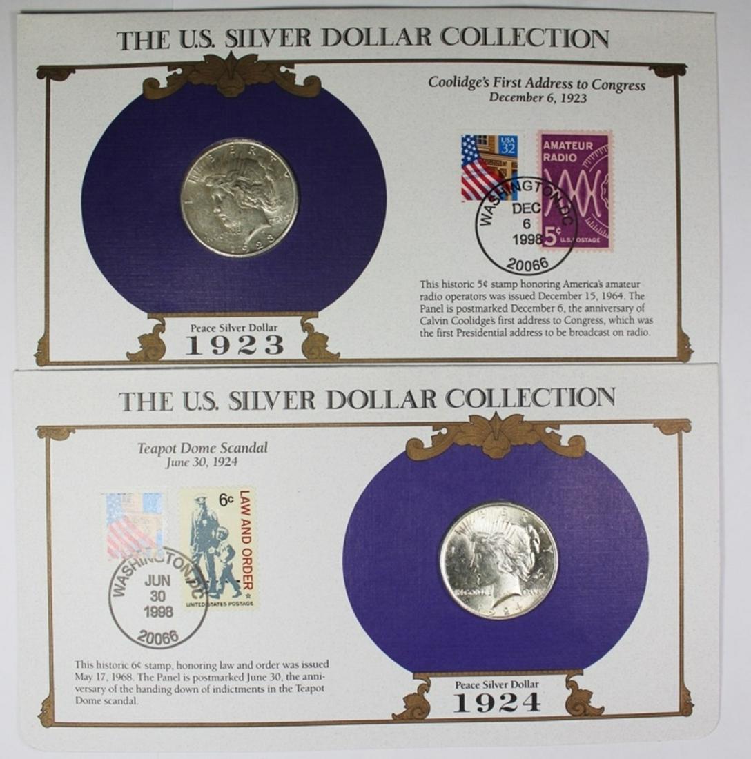 PEACE SILVER DOLLAR AND STAMP SETS (1 of 2)