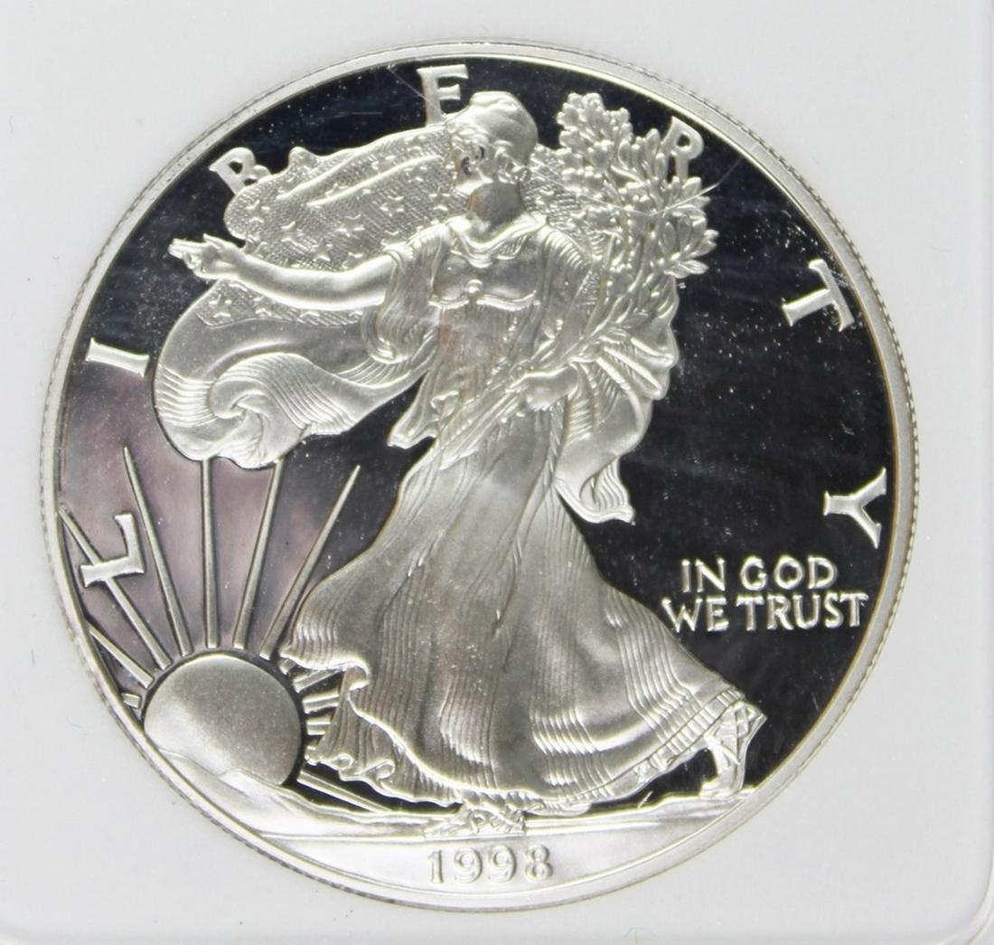 1998 AMERICAN SILVER EAGLE (1 of 4)