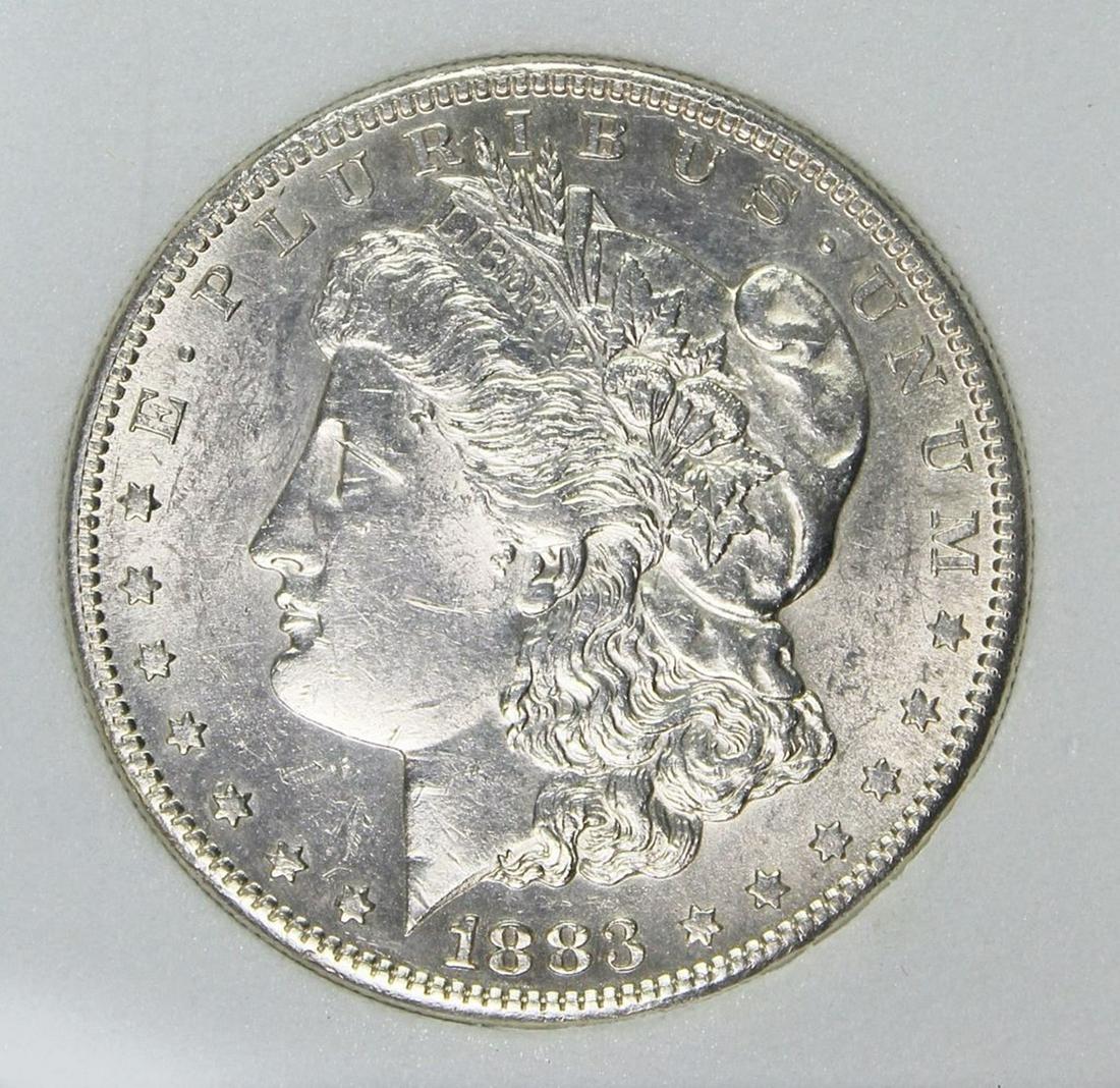 1883-S MORGAN SILVER DOLLAR (1 of 4)