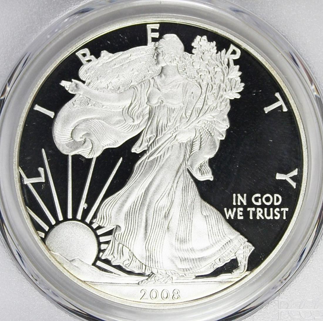 2008-W AMERICAN SILVER EAGLE (1 of 4)