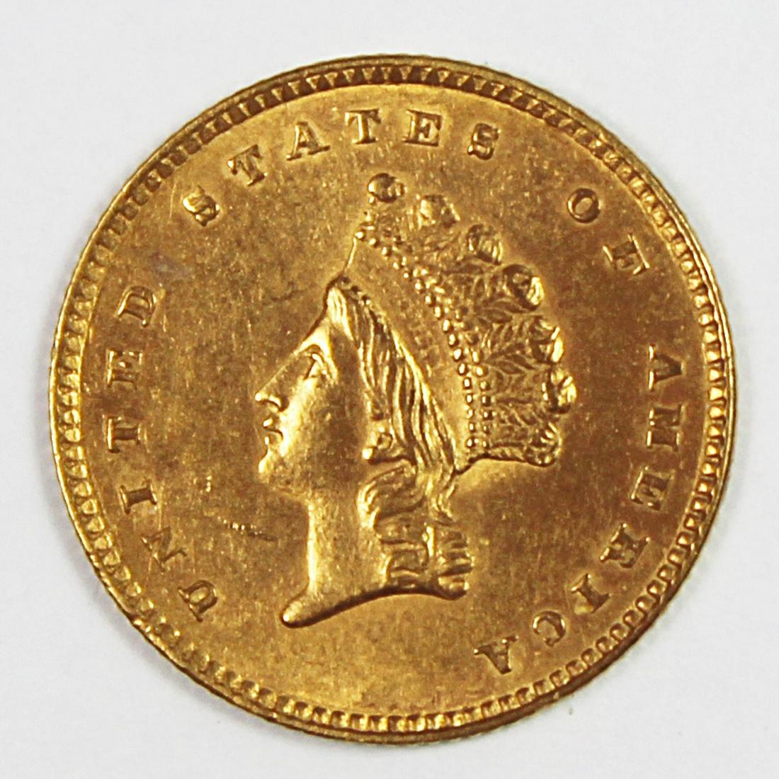 1854 TYPE 2 GOLD DOLLAR (1 of 2)