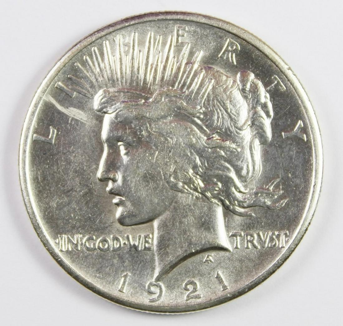 1921 PEACE SILVER DOLLAR (1 of 2)